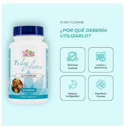 DESINTOXICANTE INTESTINAL -15 DAYS  CLEANSE-